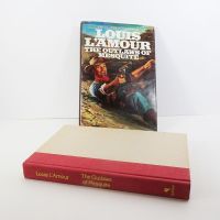 Louis L'Amour The Outlaws of Mesquite Hardback Book with Dust Jacket: Dust Jacket Off View - Click to enlarge
