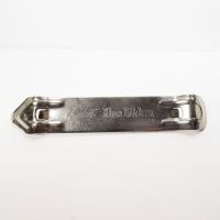 Vintage Pabst Blue Ribbon PBR metal beer bottle can opener. Vaughn CHGO. 24. U.S.A. Light blemishes: Front - Click to enlarge