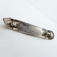 Vintage Pabst Blue Ribbon PBR metal beer bottle can opener. Vaughn CHGO. 24. U.S.A. Light blemishes: Back - Click to enlarge