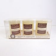 LED Real Wax Flameless Flickering Pillar Candles 3 Pack 