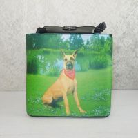 Great Dane Dog Bucket Style Shoulder Tote Bag Back - Click to enlarge