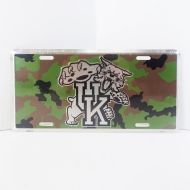 University of Kentucky Camouflage License Plate Sign