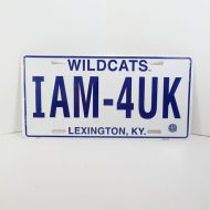 IAM-4UK University of Kentucky Novelty License Plate