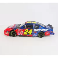Nascar Jeff Gordon 2002 No. 24 Action Chevrolet Monte Carlo 1:24 scale diecast racecar with red flames: Left - Click to enlarge