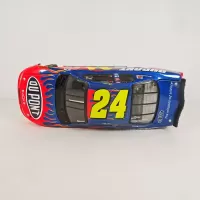 Nascar Jeff Gordon 2002 No. 24 Action Chevrolet Monte Carlo 1:24 scale diecast racecar with red flames: Top - Click to enlarge