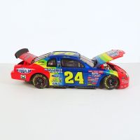 Nascar Jeff Gordon 1998 Rainbow No. 24 Action Chevrolet Monte Carlo 1:24 Scale Diecast Race Car: Hood Trunk Up View - Click to enlarge