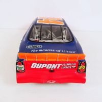 Nascar Jeff Gordon flames No 24 Action 2001 Chevrolet  Monte Carlo diecast 1:24 stock race car bank with key: Back View - Click to enlarge