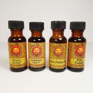 L2 Scented Fragrance Oils in 4 half oz Amber Bottles