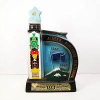 Vintage 1967 Jim Beam Decanter depicting the Alaska Purchase Centennial 1867 - 1967: Front View - Click to enlarge
