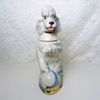 Jim Beam Decanter 1970 Penny the Poodle with Blue Ball Front - Click to enlarge