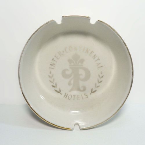 Inter Continental Hotels Vintage Ceramic Ashtray - Paris France - Schonwald Germany 23 Top