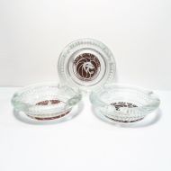 Three MGM Grand Hotel Las Vegas Glass Ashtrays: Main