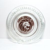 Three MGM Grand Hotel Las Vegas Glass Ashtrays: Top 2 - Click to enlarge