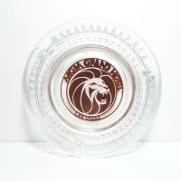 Three MGM Grand Hotel Las Vegas Glass Ashtrays: Top 3 - Click to enlarge