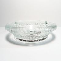 Three MGM Grand Hotel Las Vegas Glass Ashtrays: Top Side - Click to enlarge