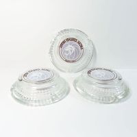 Three MGM Grand Hotel Las Vegas Glass Ashtrays: Bottom All - Click to enlarge