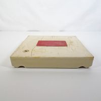 Vintage Break No 363 open top carriage ashtray featuring three diagonal cigarette rests in each corner: Bottom Side - Click to enlarge