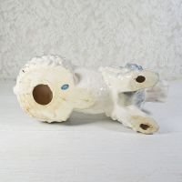 Vintage Ceramic Poodle Figurine Ashtray from Japan: Bottom - Click to enlarge