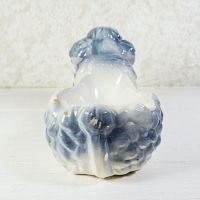 Vintage Ceramic Poodle Figurine Ashtray from Japan Back - Click to enlarge