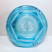 Wedding Day Blue Glass Vintage Novelty Ashtray Bottom - Click to enlarge