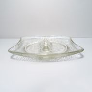 Holiday Inn Vintage Clear Glass Ashtray: Side