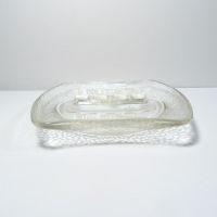 Holiday Inn Vintage Clear Glass Ashtray: Front Side - Click to enlarge