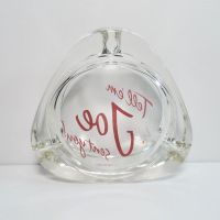 Tell em Joe Camel Sent You Vintage Glass Ashtray: Bottom - Click to enlarge