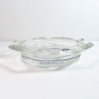 Leo Craig Specialty Advertising Glass Ashtray: Side - Click to enlarge