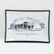 Citizens Bank Elizabethtown Kentucky Glass Ashtray: Top