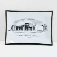 Citizens Bank Elizabethtown Kentucky Glass Ashtray: Top - Click to enlarge