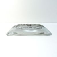 Vintage 1953 Norwood Hyde Park Bank and Trust Ohio Curved Glass Ashtray: Bottom Side - Click to enlarge