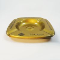 Jack Black Standard Oil Vintage Metal Ashtray: Top Side - Click to enlarge