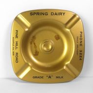 Spring Dairy Metal Ashtray Salesman Sample 600