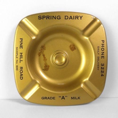 Spring Dairy Metal Ashtray Salesman Sample 600