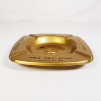 Spring Dairy Metal Ashtray Salesman Sample 600: Top Side - Click to enlarge