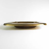 Spring Dairy Metal Ashtray Salesman Sample 600: Side - Click to enlarge