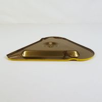 Tomco Seed Corn Triangular Vintage Metal Ashtray: Bottom Side - Click to enlarge