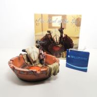 Fire Bowl of the Sun Decorative Ashtray Catchall: With Box