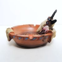 Fire Bowl of the Sun Decorative Ashtray Catchall: Left - Click to enlarge