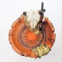 Fire Bowl of the Sun Decorative Ashtray Catchall: Top - Click to enlarge