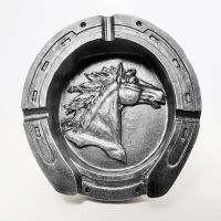 Feelin Lucky Horse Decorative Ashtray Catchall in Box: Top - Click to enlarge