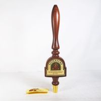 Stroh Signature vintage wood beer tap handle marker. New vintage stock. Never used.: Front View - Click to enlarge