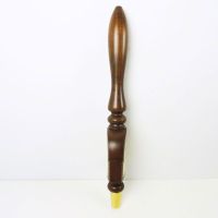 Stroh Signature vintage wood beer tap handle marker. New vintage stock. Never used.: Left Side View - Click to enlarge