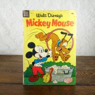 1955 Walt Disney’s Mickey Mouse comic book. Dell 43: Front
