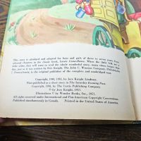 Lassie's Long Trip 1950s Hardcover Childrens Wonder Book: Info Page - Click to enlarge