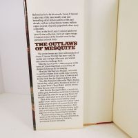 Louis L'Amour The Outlaws of Mesquite Hardback Book with Dust Jacket: Inside Front Dust Jacket Flap View - Click to enlarge