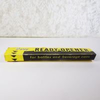 Vintage 1950s bottle can opener combo with sleeve. Cook's Food Center Tiffin Ohio. 2 Way Ready Opener: Sleeve Front Side - Click to enlarge