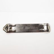 Vintage Pabst Blue Ribbon PBR metal beer bottle can opener. Vaughn CHGO. 24. U.S.A. Light blemishes: Front