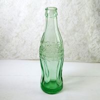 1947 Elizabethtown Kentucky vintage empty hobbleskirt PatD Coke bottle with big letters and uneven glass: Content Side View - Click to enlarge