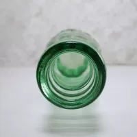 Minneapolis Minnesota 6 oz empty hobbleskirt no refill collectible vintage Christmas Coke bottle. Aqua tinted glass: Top - Click to enlarge